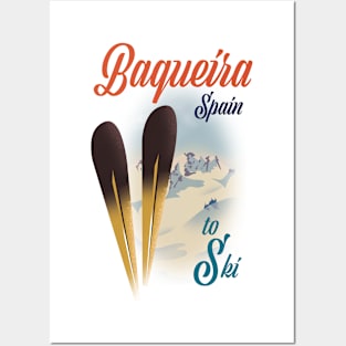 Baqueira Spain ski poster Posters and Art